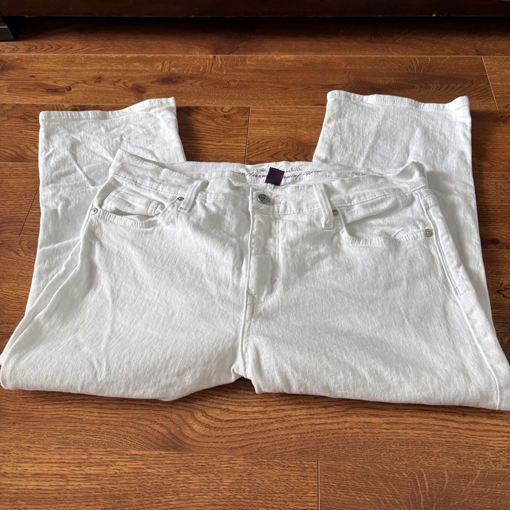Gloria Vanderbilt All-Around slimming effect Rail Straight jeans in size 12